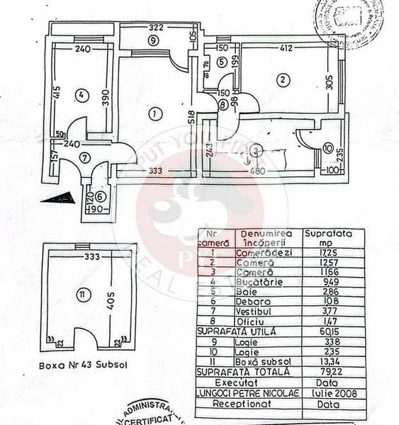Drumul Taberei | Apartament 3 camere | semidecomandat | 66mp | B10769